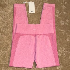 NWT KEFI Lana Seamless High Waisted Pink Legging, Medium